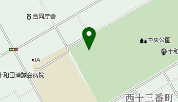 十和田市民プールの地図画像