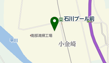 弘前市立温水プール石川の地図画像