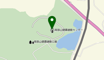 南部山健康運動センターの地図画像