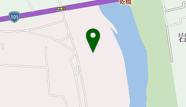 つがる市柏河川敷運動場の地図画像