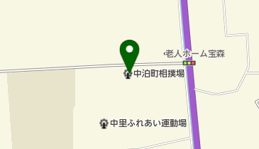 中泊町相撲場の地図画像