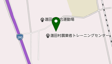 蓬田村営ゲートボール場の地図画像