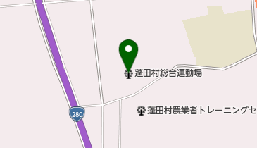 蓬田村総合運動場の地図画像