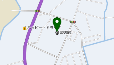 鶴田町武徳館の地図画像