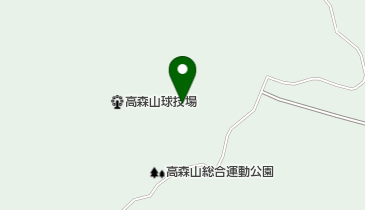 十和田市高森山人工芝多目的グラウンドの地図画像