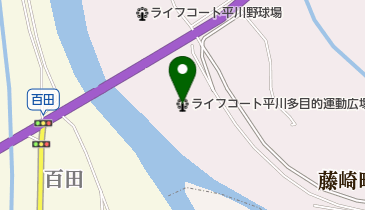ライフコート平川多目的運動広場の地図画像