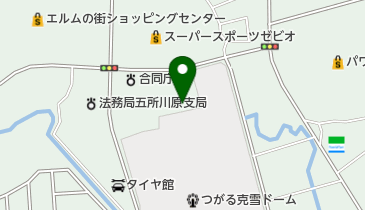 五所川原市弓道場の地図画像