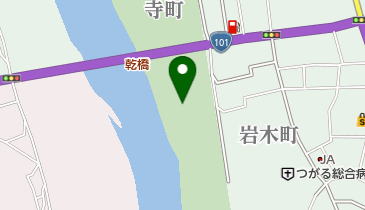 五所川原市営ゲートボール場の地図画像