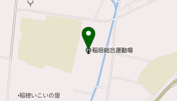つがる市稲垣総合運動場の地図画像