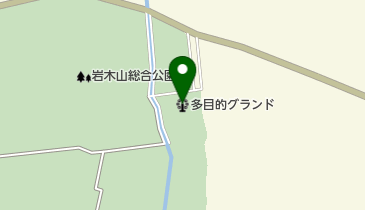 岩木山総合公園多目的グランドの地図画像
