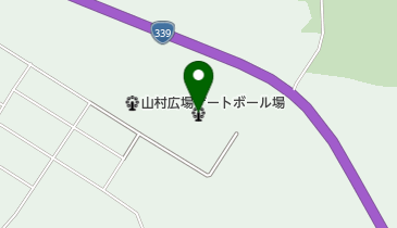 五所川原市山村広場野球場の地図画像