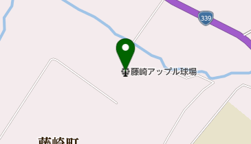 藤崎アップル球場の地図画像