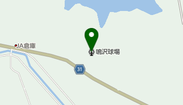 鳴沢球場の地図画像