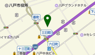 八戸酒類(株)八鶴工場の地図画像