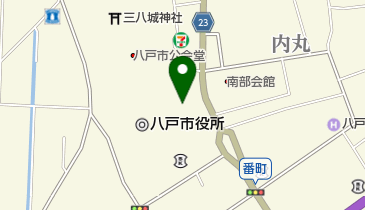 八戸えんぶりの地図画像