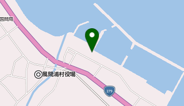 下北半島易国間漁港の地図画像