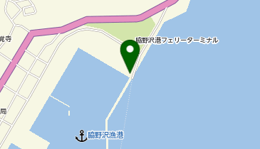 脇野沢漁港の地図画像