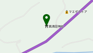 真清田神社の地図画像
