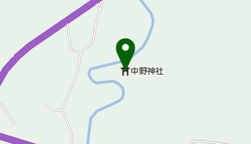 中野神社の地図画像