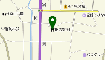 田名部神社の地図画像