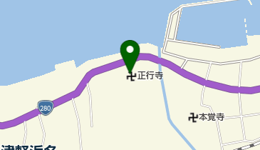 正行寺の地図画像