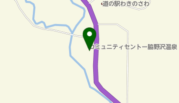脇野沢温泉の地図画像