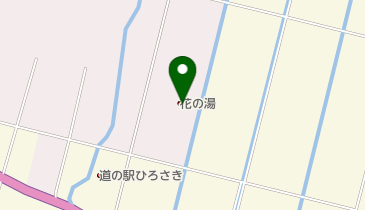 天然温泉お食事処花の湯の地図画像