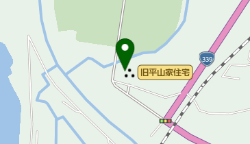 旧平山家住宅(重要文化財)の地図画像