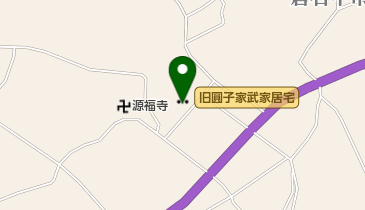 旧圓子家武家居宅の地図画像