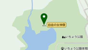 自由の女神像の地図画像