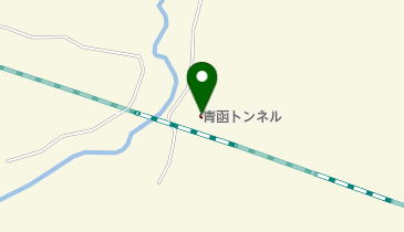 青函トンネルの地図画像