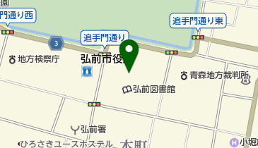 追手門広場の地図画像