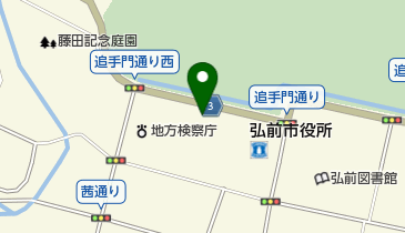 旧第八師団長官舎の地図画像