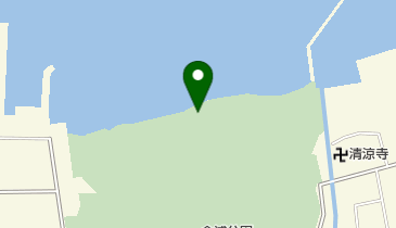 合浦海水浴場の地図画像