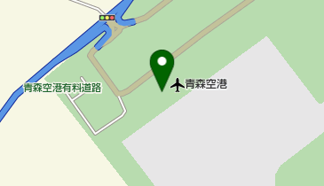 青森空港の地図画像