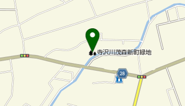 寺沢川茂森新町緑地の地図画像