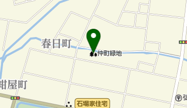 仲町緑地の地図画像