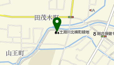 土淵川北横町緑地の地図画像