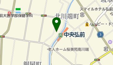 土淵川北川端町緑地の地図画像