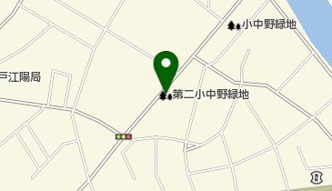 第二小中野緑地の地図画像