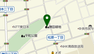 勝田緑地の地図画像