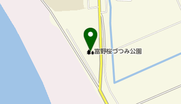 富野桜づつみ公園の地図画像