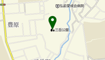 三岳公園の地図画像