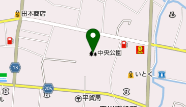 中央公園の地図画像