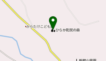 ひらか町民の森の地図画像