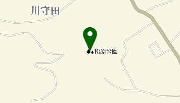 松原公園の地図画像