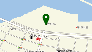 みなとオアシスあおもりの地図画像