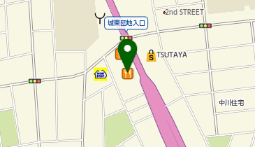 はま寿司弘前高田店の地図画像