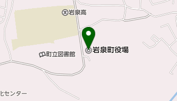 岩泉町役場の地図画像