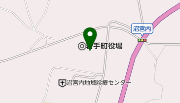 岩手町役場の地図画像